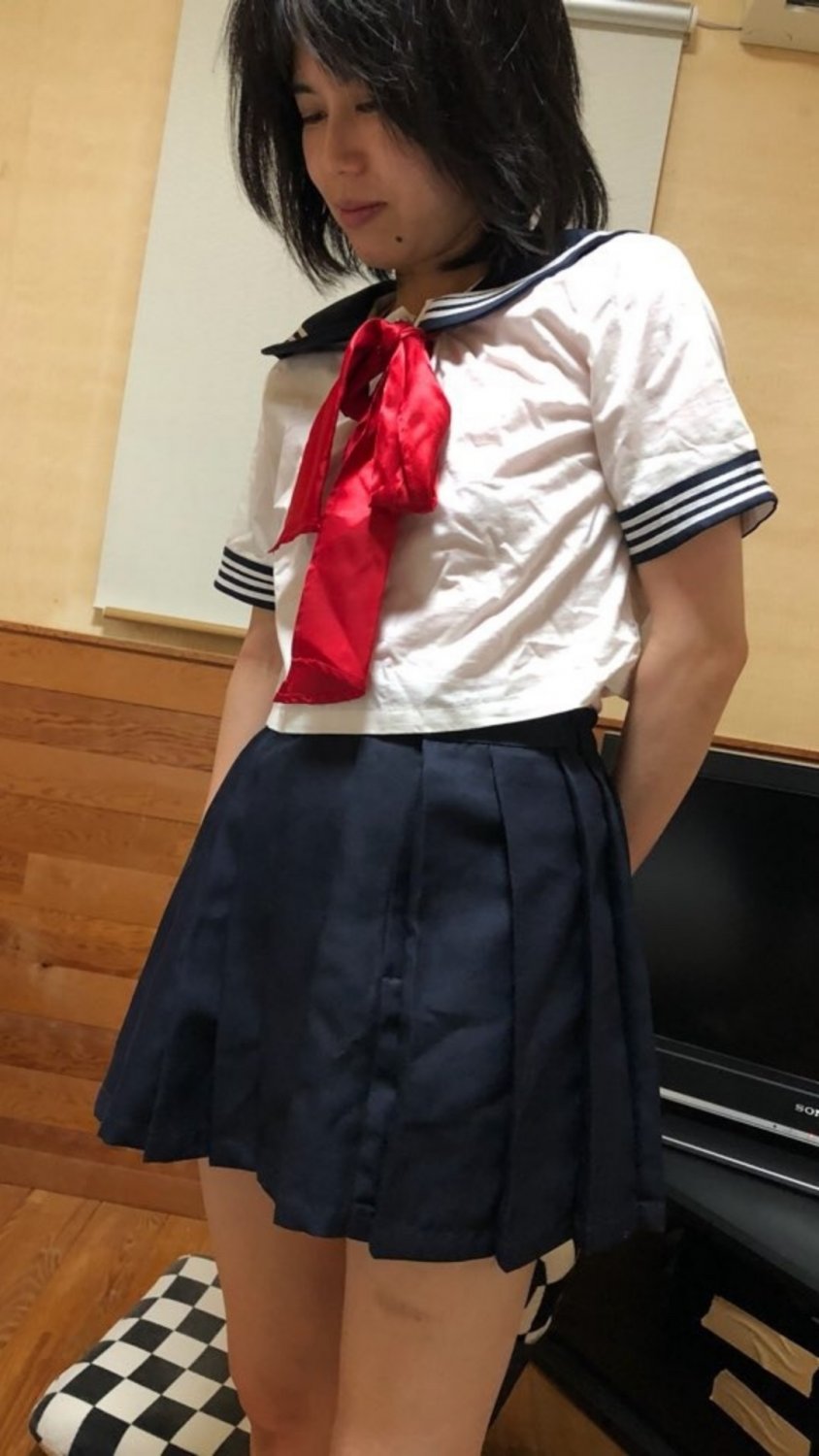 パイパン熟女…綾乃のコスプレ♪ 日本の熟女♪ #dhEcCpKB